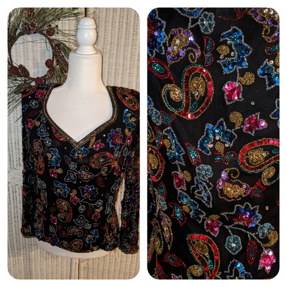Nite Line Tops - 😎NITE LIFE SEQUINED TOP💥💥😊